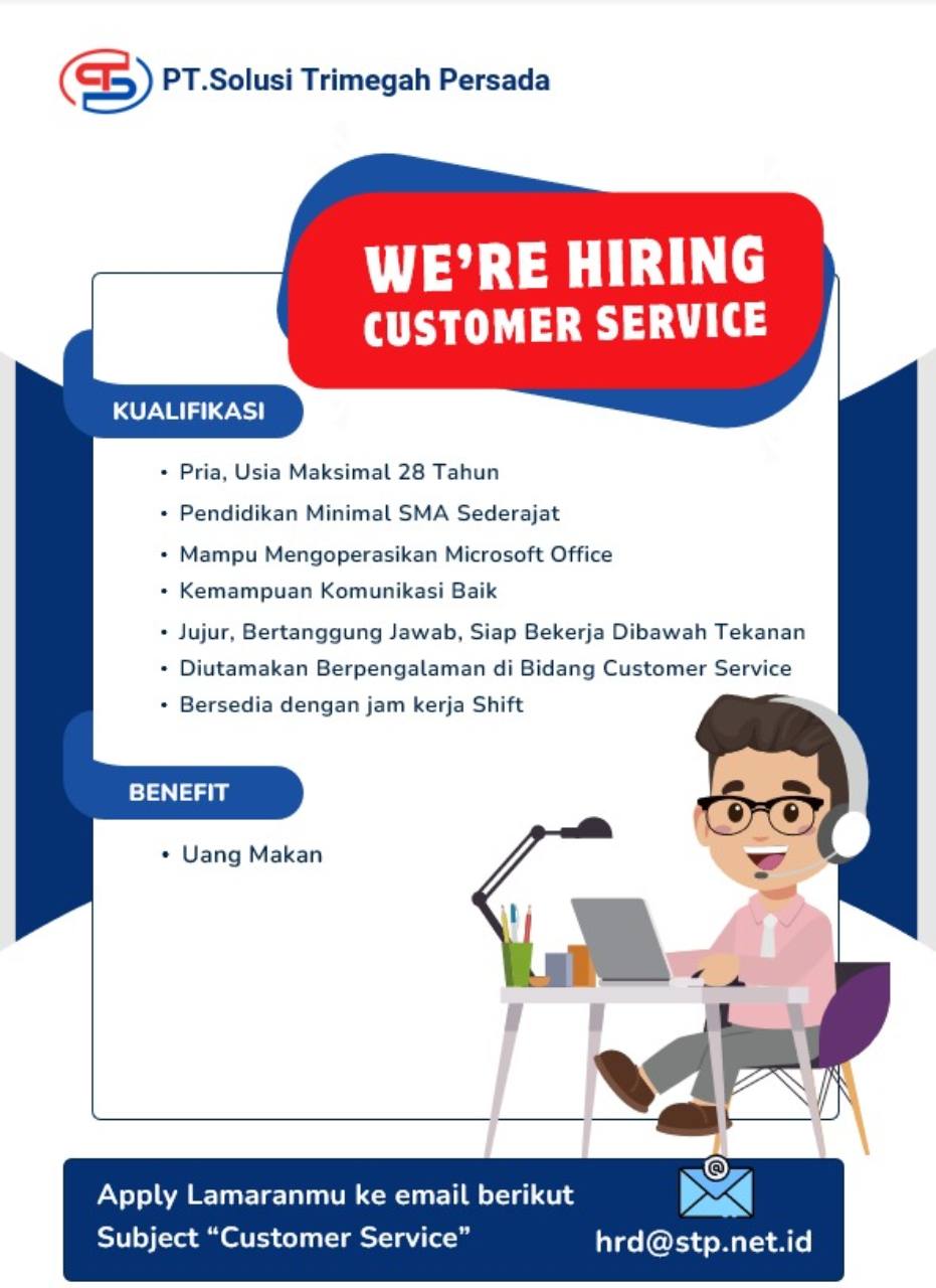 Lowongan Customer Service PT Solusi Trimegah Persada